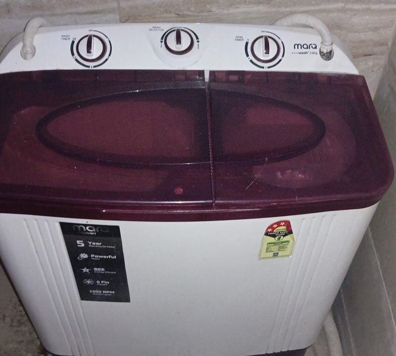 Marq 6.5 kg Semi-Automatic Washing Machine