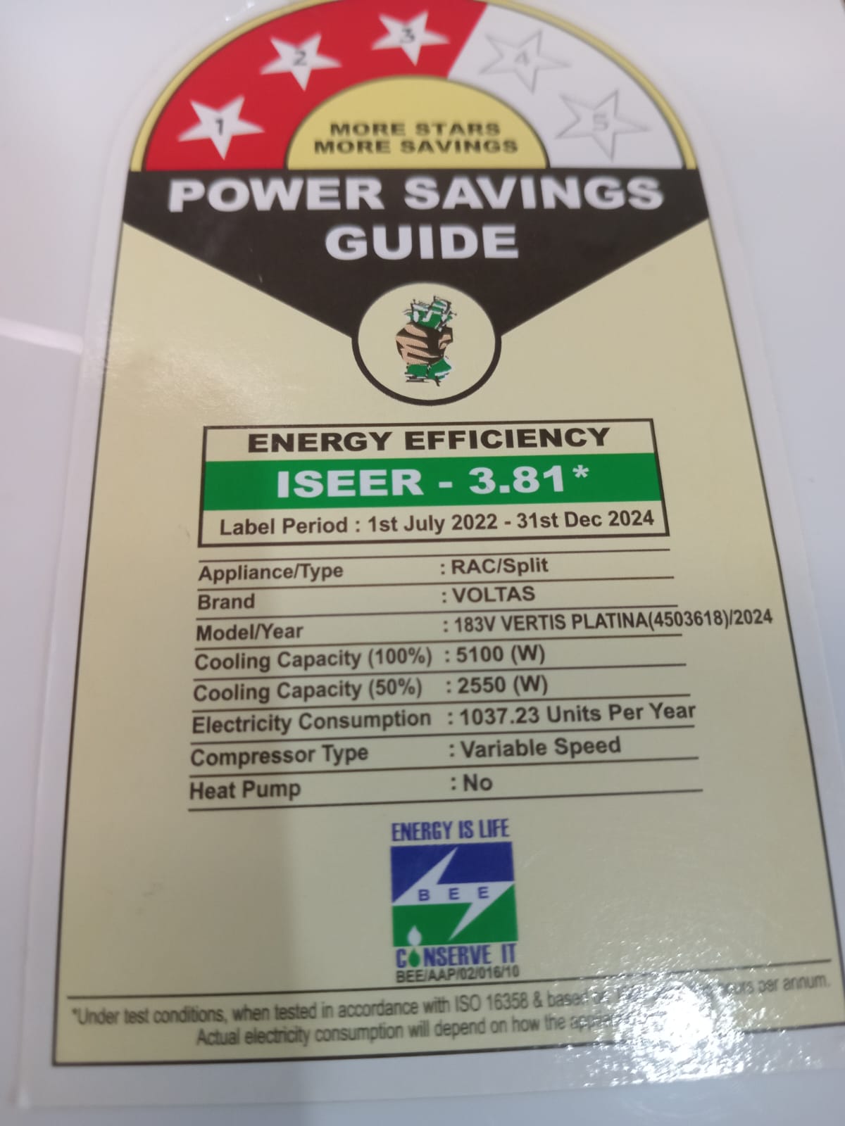 Voltas 1.5 Ton Inverter AC - Image 2